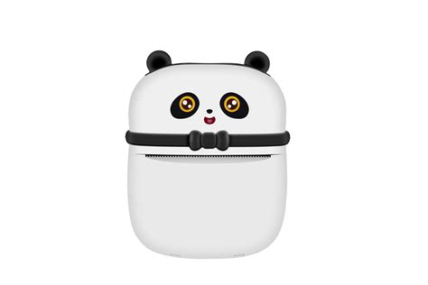 kids mini pocket printer portable thermal printer multifunctional bt printer  cute panda