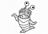 Boo Monsters Inc Coloring Pages Getcolorings sketch template