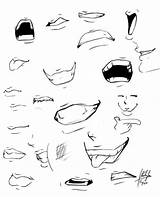 Mouths Mouth Anime Draw Deviantart Boy Manga Drawing Expressions Lips Open Reference Drawings Face Male Cartoon Base Sketches Tutorial Choose sketch template