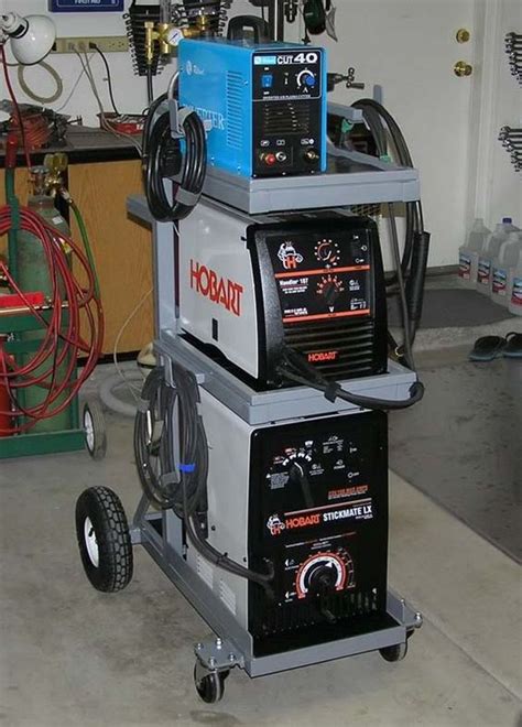 double wide welding cart  storage  oa cart welding project ideas pinterest dads