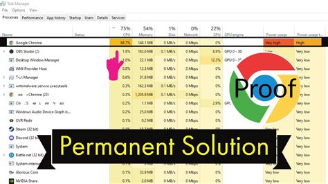 chrome high cpu usage  solution  proof youtube