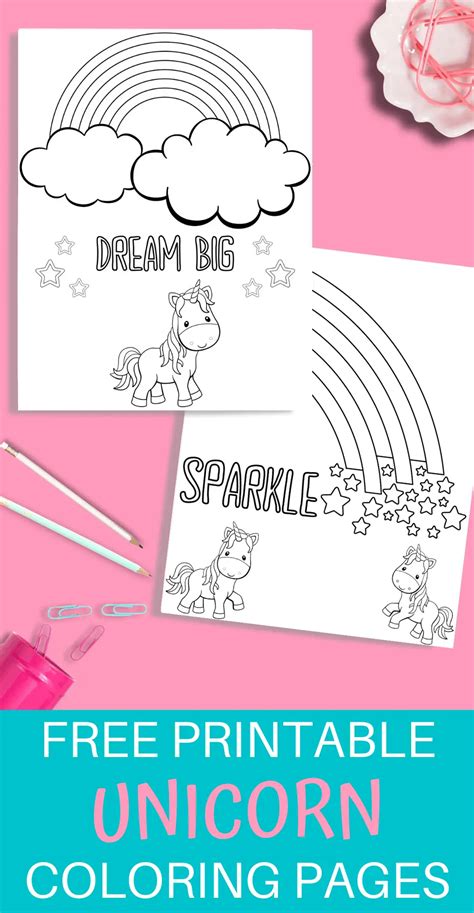 kids printable cute unicorn coloring pages  unicorn faces