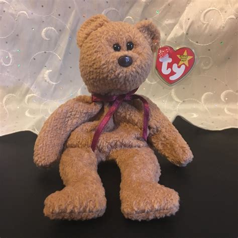 ty beanie baby  rare curly bear original collectible  tag