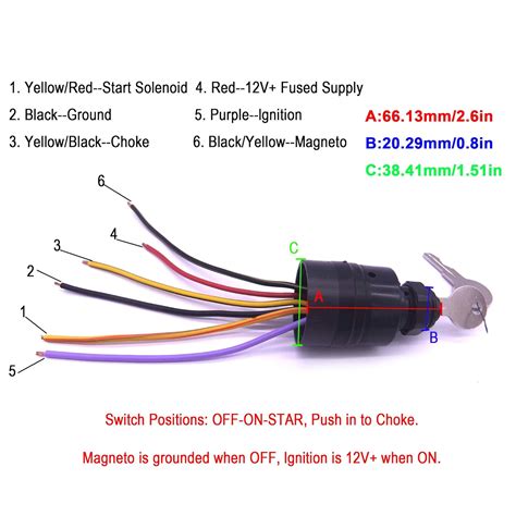 wire ignition switch wiring diagram