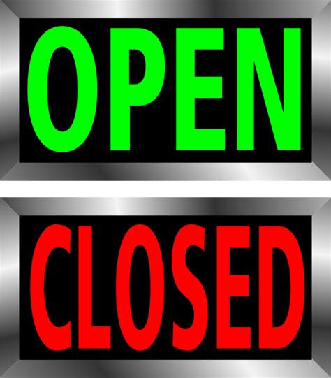 clipart open  closed signs clipart  clipart