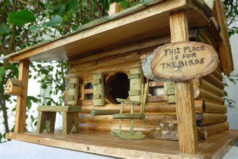 wooden birdhouse   sign    place    birds
