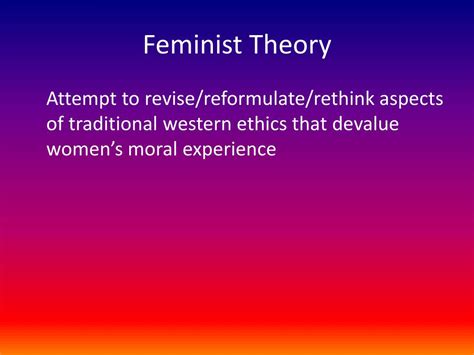 Ppt Feminist Theories Powerpoint Presentation Free