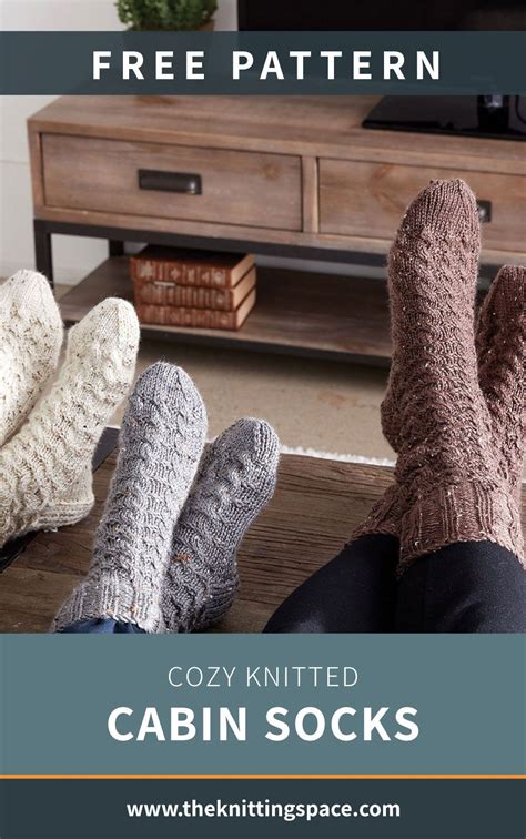 Cozy Knitted Cabin Socks Free Knitting Pattern – Artofit