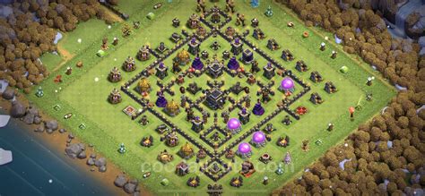 melhor layout de defesa cv  link  clash  clans  centro