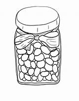 Coloring Jelly Bean Pages Book Colouring Sheets Kids Printable Getdrawings Jar Getcolorings раскраски банке источник sketch template