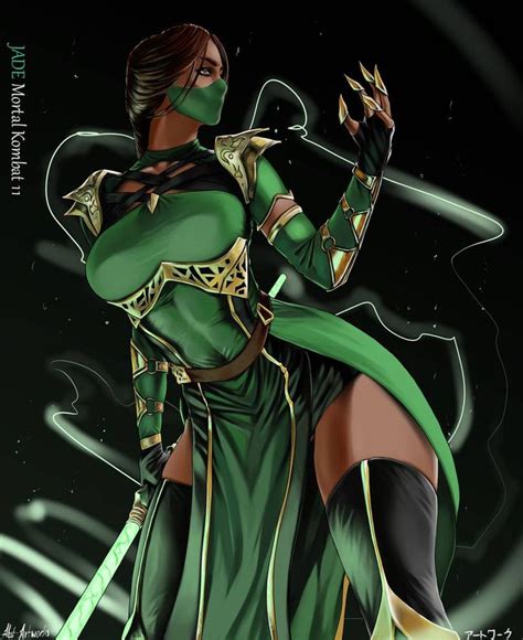 jade  atit artworks  deviantart arte kombat mortal jade mortal