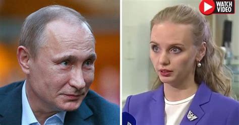 Vladimir Putin’s ‘secret’ Daughter Makes Rare Tv Appearance In Russia