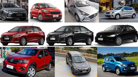 carros mais vendidos  brasil  versoes mais emplacadas