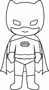 Coloring Baby Superhero Pages Super Hero sketch template