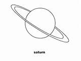Saturn Coloring Pages Planet Planets Kids Printable sketch template
