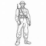 Soldaten Soldaat Soldat Wereldoorlog Ausmalbilder Britse Leukvoorkids Paard Leuk Makkelijk Malvorlagen Letzte Geweer sketch template