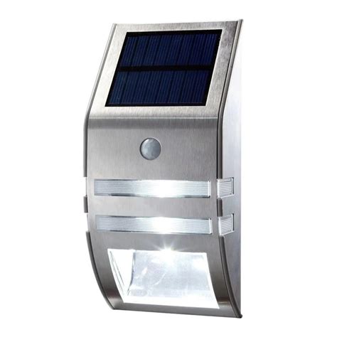 zilver led solar wandlamp pir bewegingssensor tuinverlichting muur motion pir lamp duurzaam