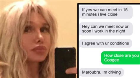 kimberley mcrae text that sparked sex worker killing perthnow