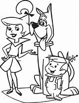 Jetsons Coloring Pages Elroy Tommy Dog Rugrats Sister Jetson Wecoloringpage Printable Getcolorings Judy Cartoon Color Print George sketch template