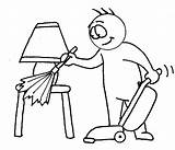 Clipart Cleaning Clip Clean Library House sketch template