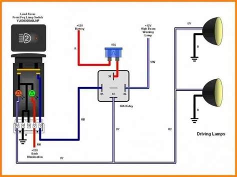 pin relay wiring diagram fog lights technology