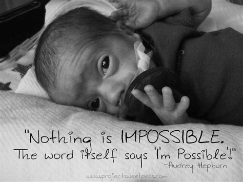 “nothing is impossible the word itself says i m possible ” audrey hepburn nicu micro