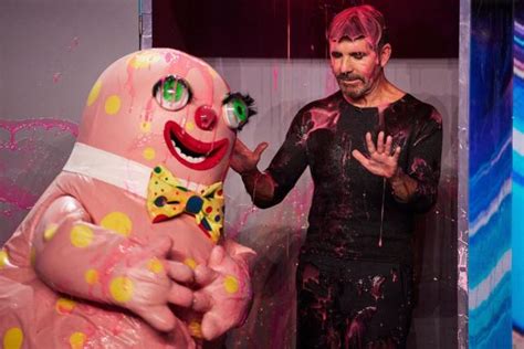Who Was Mr Blobby On Britains Got Talent Viewers Work Out Celeb In