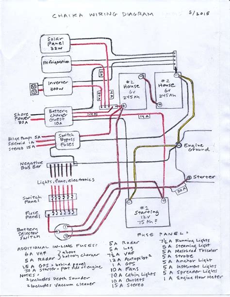 schematic boat wiring diagram