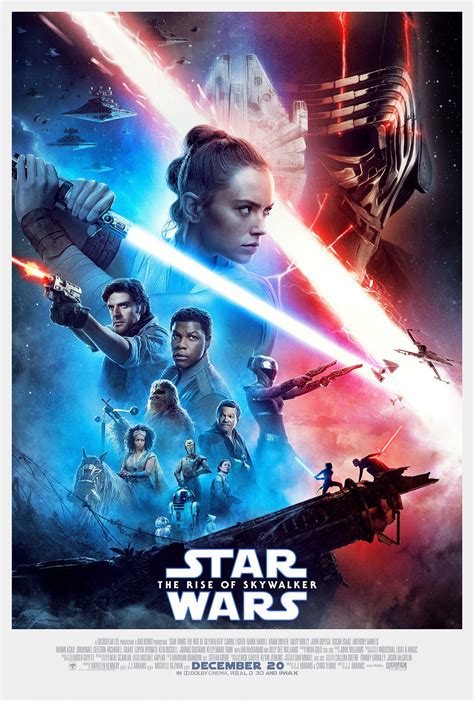star wars the rise of skywalker 2019 poster 3 trailer addict