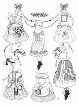 Dolls Paper Coloring Pages Doll Printable Kids Victorian Color Pioneer American Colouring Girls Print Bestcoloringpagesforkids Vintage Cut Girl Adult Printables sketch template
