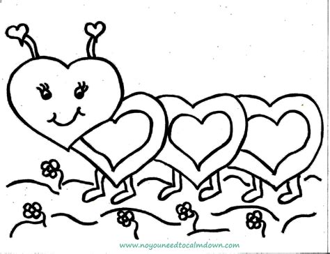cute lovebug valentines day coloring page     calm