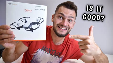 ryze dji tello drone unboxing  review  youtube