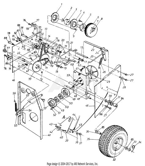 yardman snowblower parts diagram