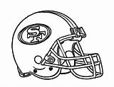 Helmet Coloring 49ers Pages Football Nfl San Francisco Drawing Logo Bay Bryce Helmets Green Patriots Packers Baseball Aaron Rodgers Clipart sketch template