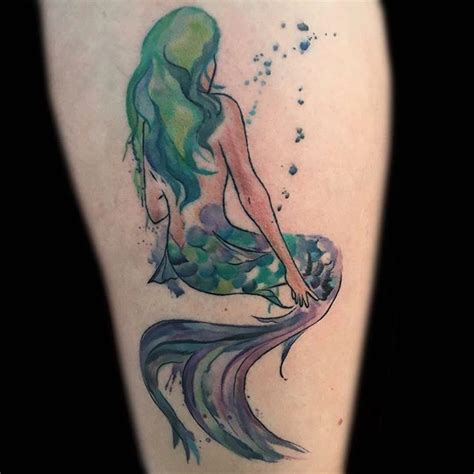 Image Result For Watercolour Mermaid Tattoos Watercolor Mermaid