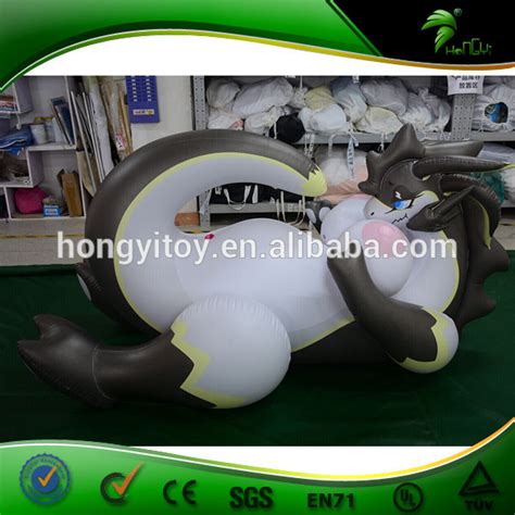 hongyi newest inflatable sexy dragon with bikini strong pvc inflatable sex dragon with sph