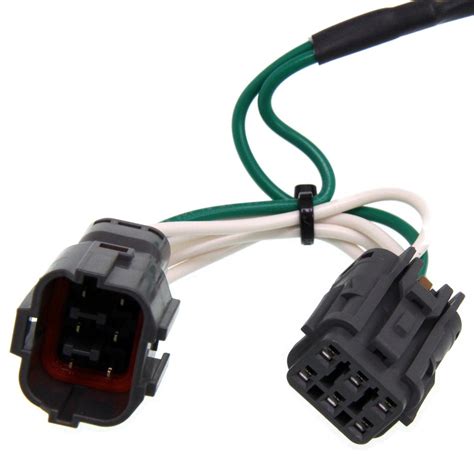 curt  connector vehicle wiring harness   pole flat trailer connector