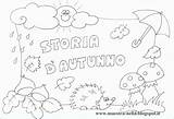 Stagioni Lavoretti Quattro sketch template