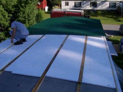 mobile home metal roof replacement install diy epdm rubber roofing  mobile home roof