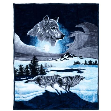 Super Warm Wolf Heavy Thick Plush Mink Blanket Fuzzy Soft Full Queen 7