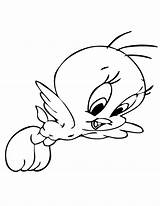 Bird Tweety Coloring Pages Flying Birds Cute Clipart Cliparts Baby Color Clip Cartoon Library Popular Coloringhome sketch template