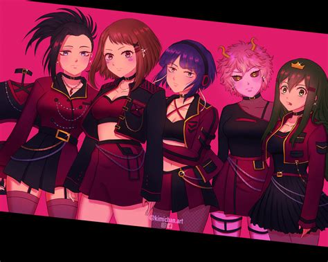 Heres My Fanart Of Class 1 A Girls ☺ [my Hero Academia] Anime
