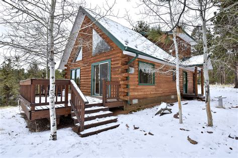 log cabin  central colorado mountains mountain property  sale united country real estate