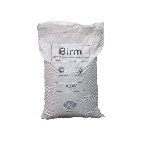 birm filtermaterial im  liter sack