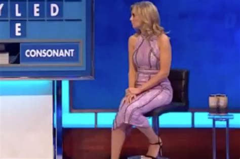 rachel riley flaunts curves in sheer dress on cats does countdown