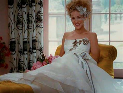 sex and the city carrie bradshaw wedding dress from vogue photo shoot