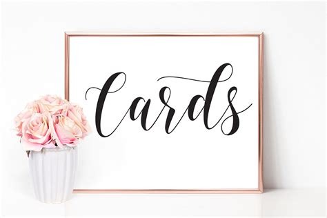 cards sign wedding sign cards  gifts sign gift table etsy