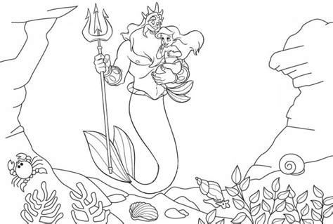 top  great king triton coloring pages  kids coloring pages