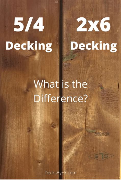 Comparing 5 4 Decking With 2×6 Deck Boards Pros And Cons – Decks By E3