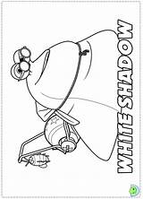 Turbo Coloring Pages Dreamworks Dinokids Close sketch template